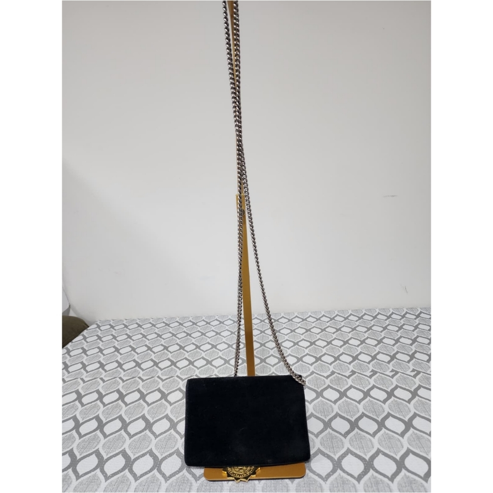 Gucci Velvet Super Mini Dionysus Crossbody Bag Black - Picture 3 of 12